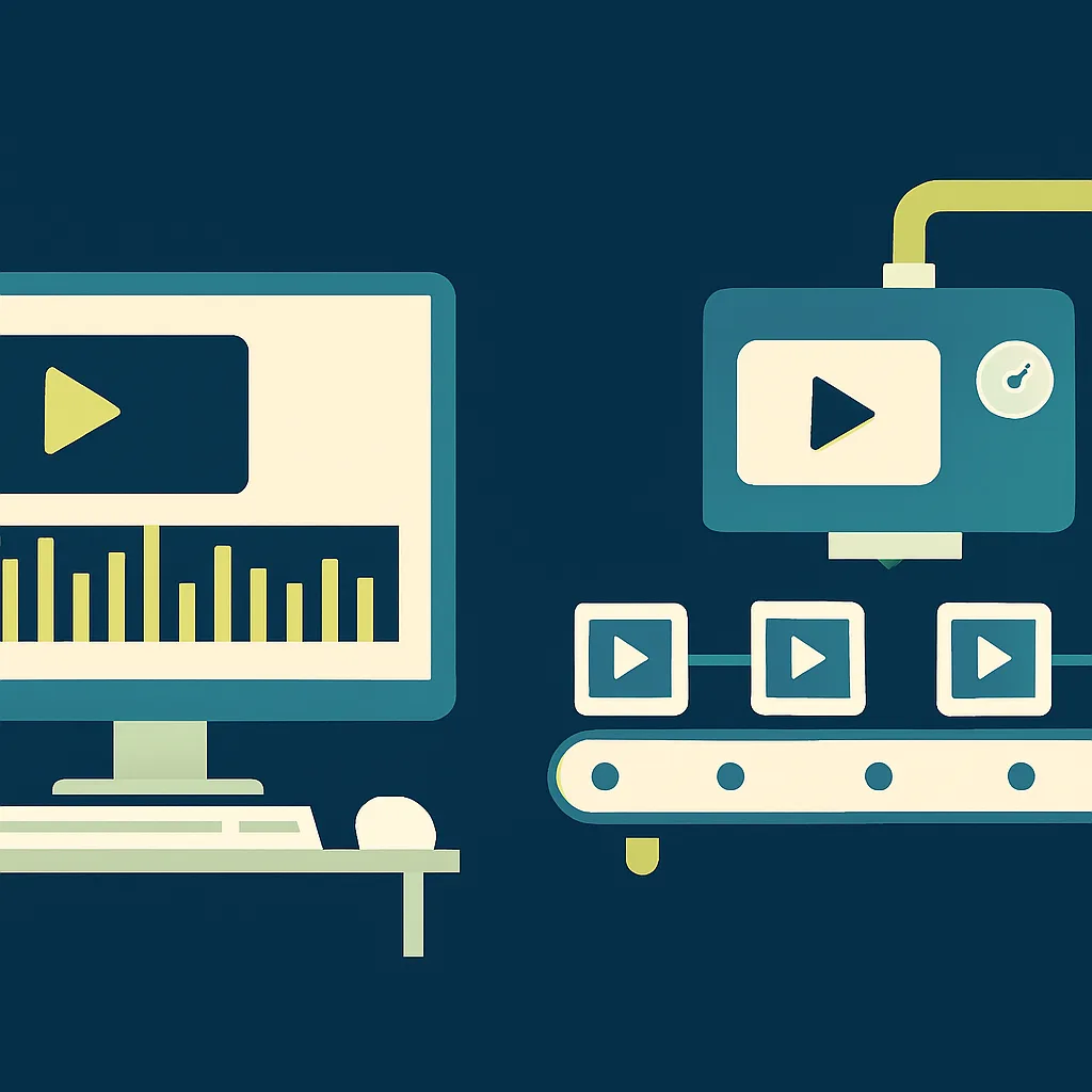 Illustration of the use cases suited to Camtasia and Hoctav