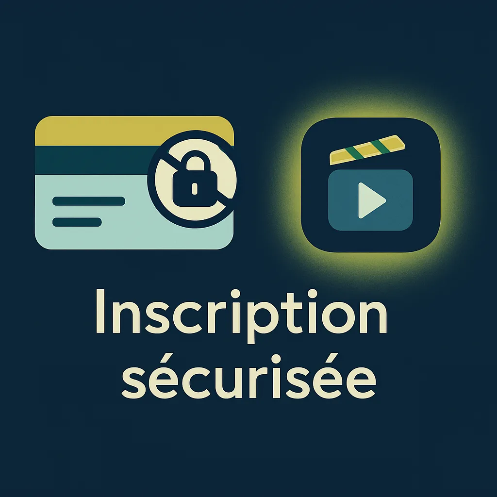 Illustration of a sign-up with no credit card to create a video.