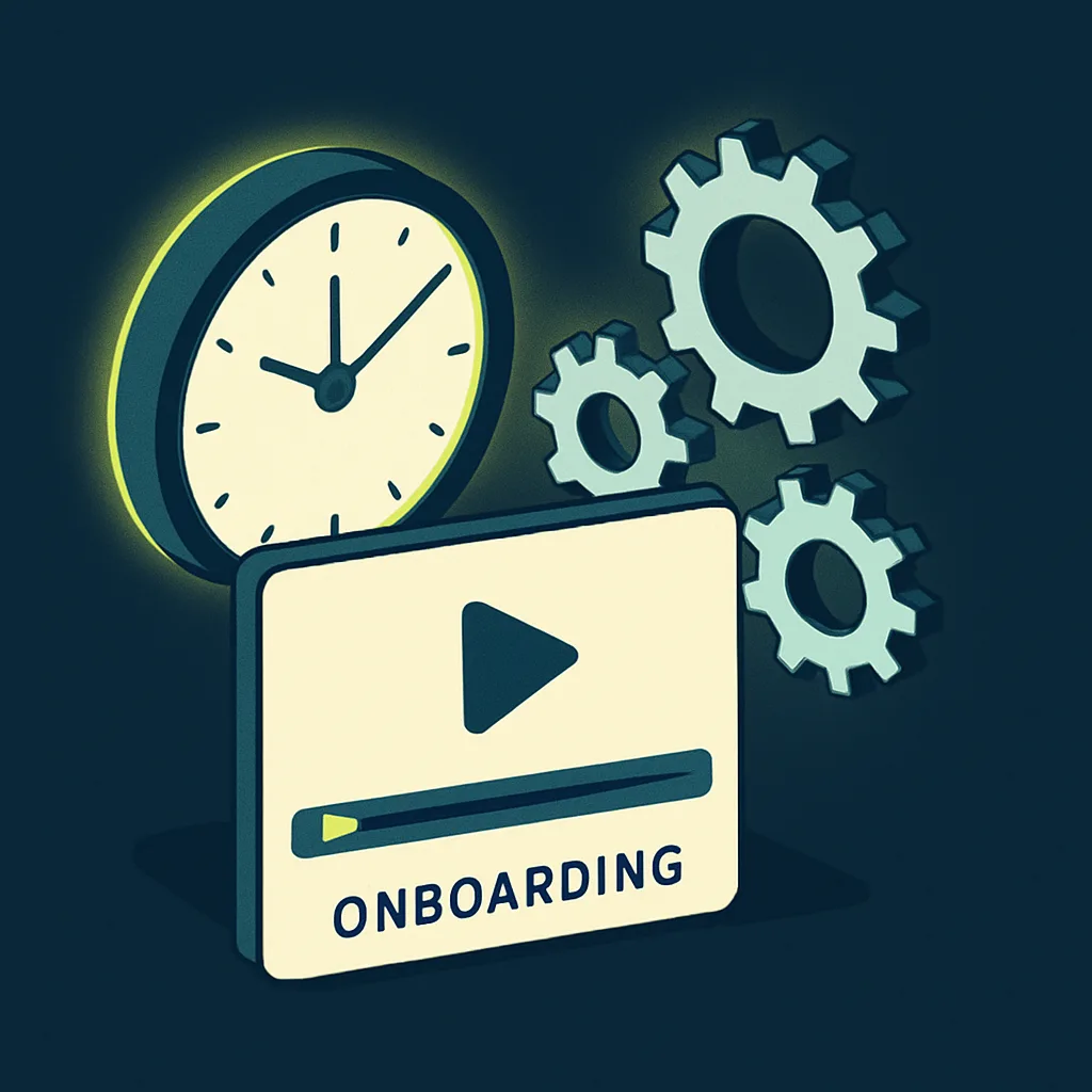 Illustration of automation saving time on onboarding